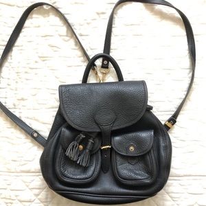 RARE Vintage Dooney & Bourke Leather Backpack